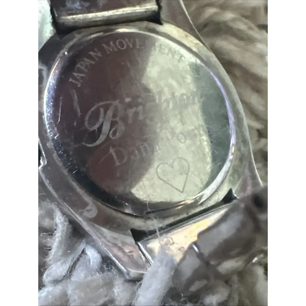 Brighton Dana Point Womens Watch 35mm Crystal Bezel Faux Tortoise Parts Only